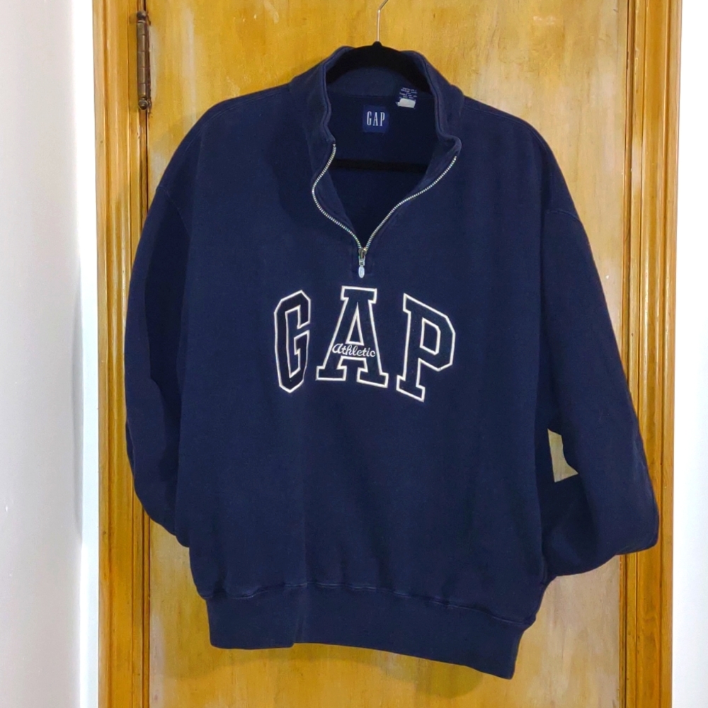 Gap quarter zip pullover sweatshirt